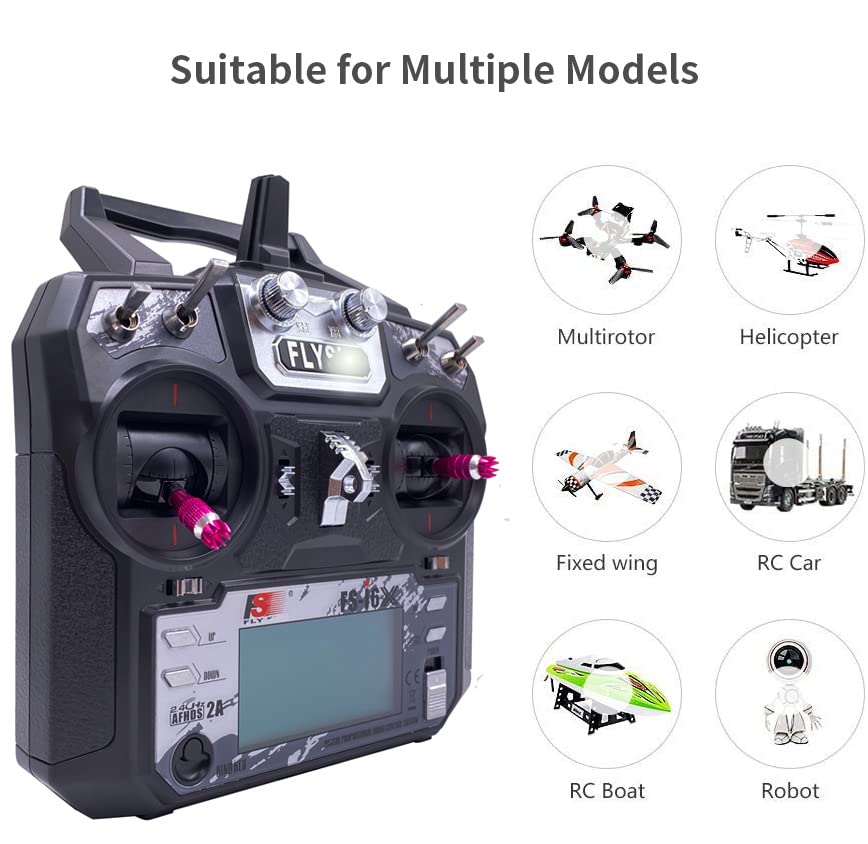 FLYSKY FS-i6X 10CH RC Transmitter w/FS-iA10B Receiver for RC Quadcopter Car