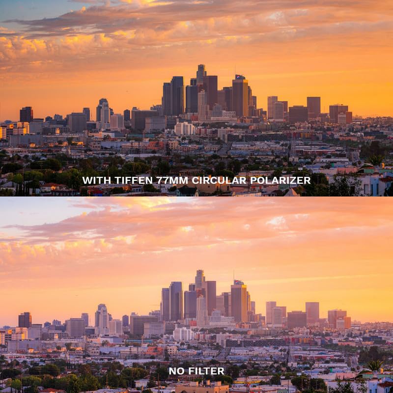 Tiffen 67mm CPL Circular Polarizing Filter Reduce Glare & Reflections - size: 67mm