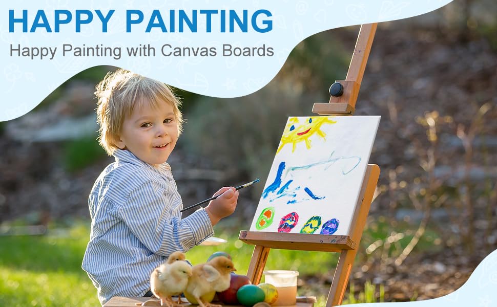 35 Pack 11 x 14 Inch Canvas Boards for Painting Pre-Primed Paint Canvas