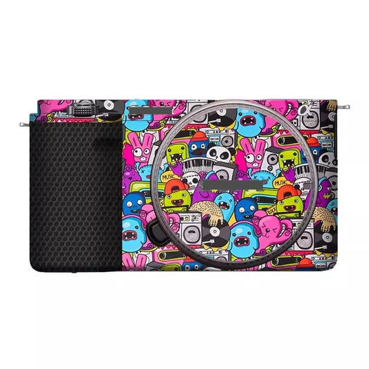 Camera Cover Skin Sticker for Sony ZV-E10 Camera Protector Film Skin Anti-Scratch Protective Decoration (Graffiti Pink) - color: Graffiti Pink