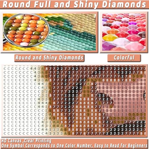 Highland Cow Diamond Art Kits for Adults Diamond Painting Kit for Beginner - color: DP03387