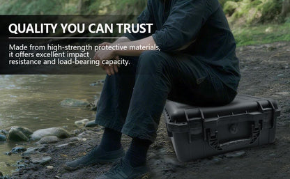 HESOYAM Waterproof Hard Storage Case for DJI Mavic 4 Pro Bundle Compatible RC 2/RC Pro 2 Controller, Black, pp Material, Foam Liner