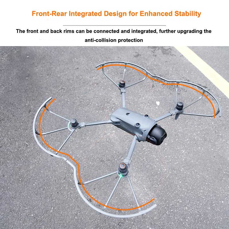 Propeller Guard Protector for DJI Mavic 4 Pro, Anti-Collision Bumper Ring Prop Blade Protective Guard Anti-Shake Paddle Safety Cover Compatible with Mavic 4 Pro Drone