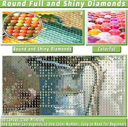 3 Pack Vase Diamond Art Kits for Adults Diamond Painting Kit for Beginner - color: DP03184