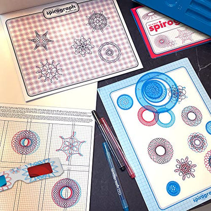 Spirograph 3D - The Classic Way to Make Amazing 3D Designs - See Your Designs Pop Off The Page! - Ages 8+ - style: 3D