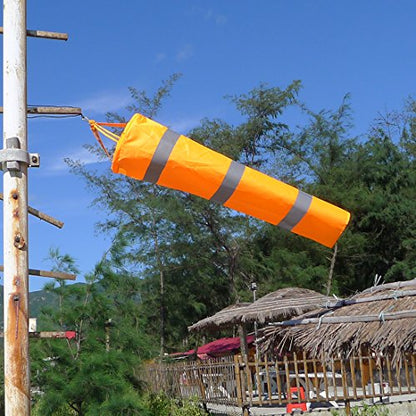 Airport Windsock Outdoor Hanging Heavy Duty(30") - size: 30"