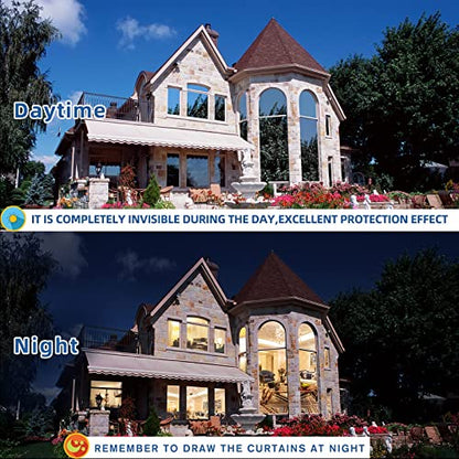 XIAWEI One Way Window Privacy Film with Tools, 27.6In×16.4Ft, Cosmic Black - color: Cosmic Black, size: 27.6 Inch x 16.4 Feet