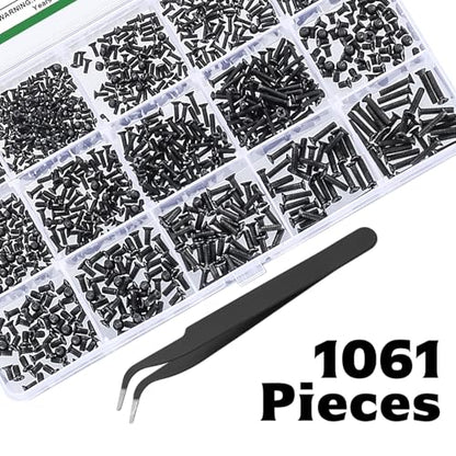 1060 Pcs M1.4 M1.7 M2 M2.5 Micro Laptop Screws Kit，for Electronic SSD - size: M1.4 M1.7 M2 M2.5 - 1060