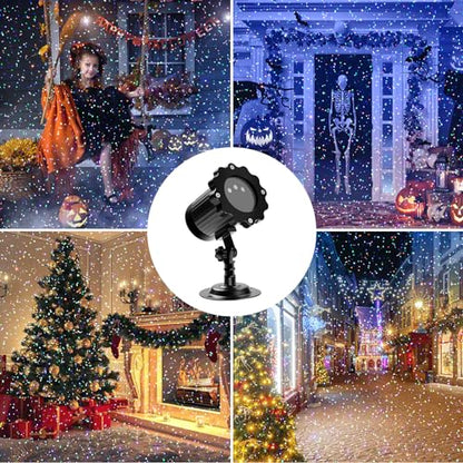 Outdoor RGB Laser Projector Lights 3 Color Starry Sky Firefly Effect - color: Style 2
