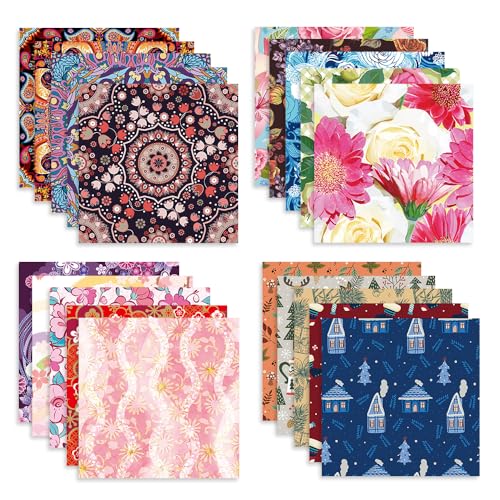 10 Different Packs Full Collection Origami Paper, 6-Inch Double Sided Color - color: 10set
