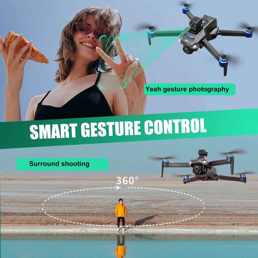 S159 brushless positioning drone remote control with screen aircraft