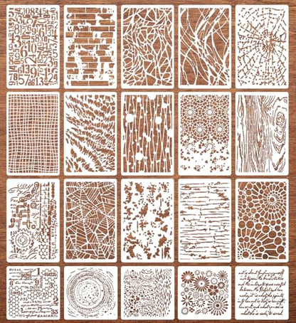 Cubist Stencils for Painting Texture Stencils for Crafts Reusable - style: Cubist