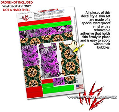 Skin Decal Wrap 2 Pack Compatible with DJI Ryze Tello Butterfly Graffiti Drone NOT Included