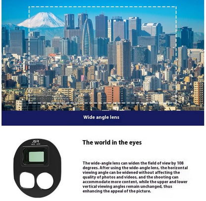 Coyktonty Wide-Angle Lens/Filter Compatible with DJI Mavic 4 Pro(15.5MM/108° Wide-Angle Shooting Range)