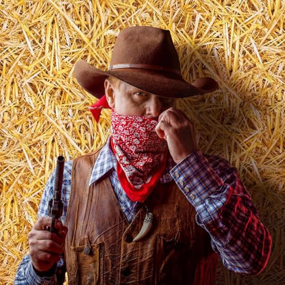Oudain 54 Inch x 100 ft Hay Bales Straw Tablecloth Roll Cutter Box - style: Hay Bales