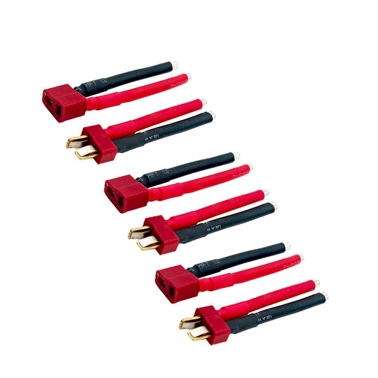 T Plug Connector Female and Male Deans,12AWG Silicone Wire - size: 12AWG T cable