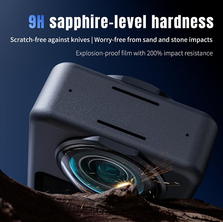 Lens Guard/Lens Protective Cover Compatible with DJI Osmo 360/Osmo 360 II, High-definition Anti-Scratch,Waterproof Dustproof (PC Material) - color: PC Material
