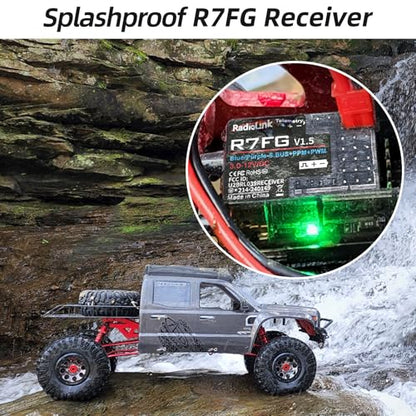 Radiolink RC6GS V3 7CH RC Transmitter R7FG Waterproof Receiver for RC Car