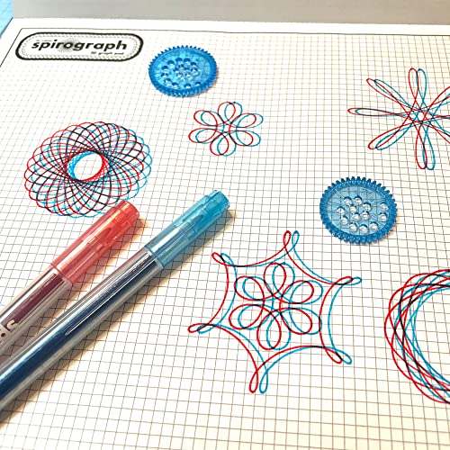 Spirograph 3D - The Classic Way to Make Amazing 3D Designs - See Your Designs Pop Off The Page! - Ages 8+ - style: 3D