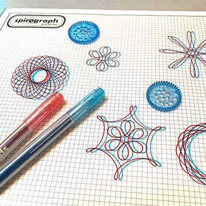 Spirograph 3D - The Classic Way to Make Amazing 3D Designs - See Your Designs Pop Off The Page! - Ages 8+ - style: 3D
