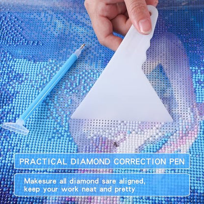 LYMUSUMI Diamond Art Storage Containers 120 Slots Diamond Painting Tools - color: Blue-120 Slots