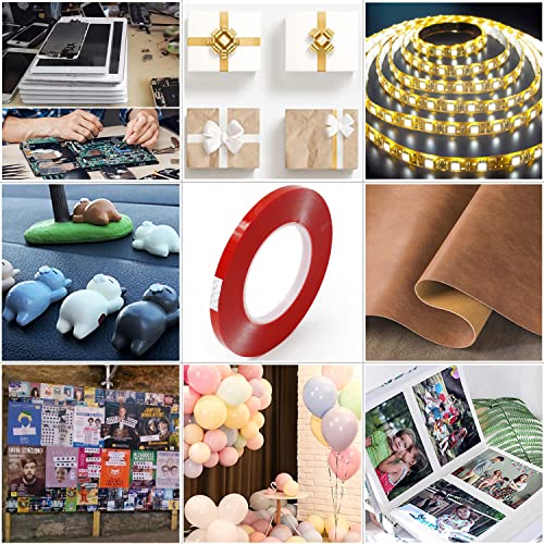 3mm x 15M (0.12in x 49ft) Clear Double Sided Tape, Mounting Tape - size: 3mm