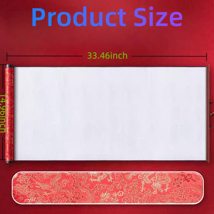 Reusable Calligraphy Cloth, Water Painting Board, Professional Water Painting pad, Magic Painting Graffiti pad, Suitable for Student Beginners to Practice, New Year Gift (Red) - color: Red