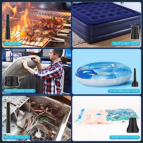 Compressed Air Duster 6000mAh Battery - Electric Air Duster