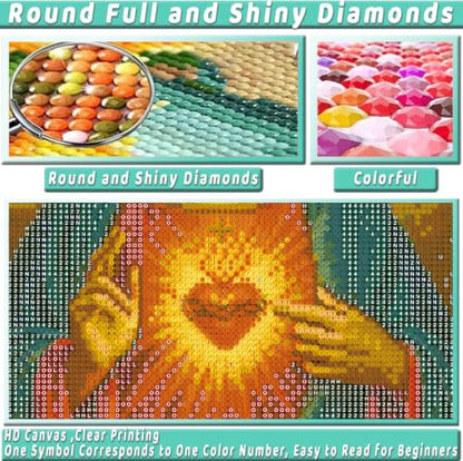 Christian Diamond Art Kits for Adults Cute Diamond Painting Kit Beginner - color: DP04900