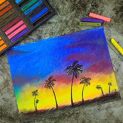 Artecho 72pcs Soft Pastels, 70 Colors - style: 70 colors long