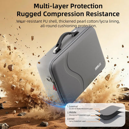 Coyktonty Carrying Case for DJI Avata 360 Accessories, Portable PU Carry bag for DJI Avata 360 Motion Fly More for RC Motion 3,Goggles N3,Charging Hub