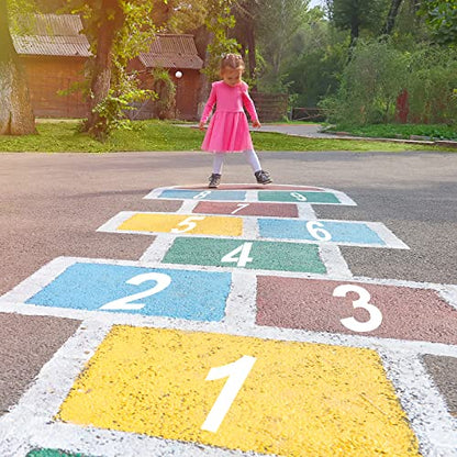 SATINIOR 19 Inch Large Letter Stencils and Numbers, 36 Pcs Reusable Alphabet Stencils Plastic Numbers Templates Craft for Wood Wall Fabric Signage Chalkboard Painting DIY Projects (Standard) - size: 19 Inch, style: Custom