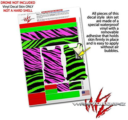 Skin Decal Wrap 2 Pack Compatible with DJI Ryze Tello Pink Tiger Drone NOT Included