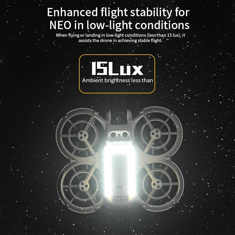 BTG Landing Gear with LED Lights for DJI NEO Accesories Night Flight Light