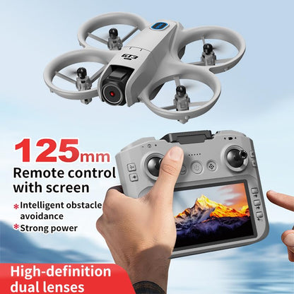 Drone with Camera for Adults & Beginners, 1080P HD FPV Drone with 4.3" Screen Remote Controller, Optical Flow Hovering, Intelligent Obstacle Avoidance, Auto Takeoff/Landing, 360° Flips, Quadcopter Kit with 3 Batteries & Charging Station