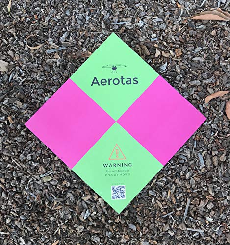 UAV Ground Control Points (GCPs)/Disposable Aerial Targets for Aerial Mapping & Drone Surveying (Pink & Green) (100 Pack)