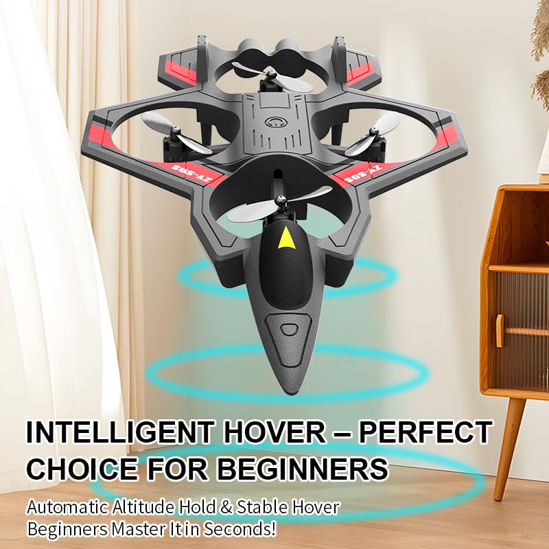 RC Plane, Plastic Remote Control Airplane for Hobbyists Beginners - color: Gray