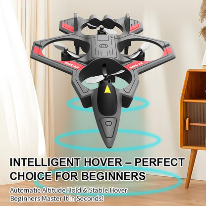 RC Plane, Plastic Remote Control Airplane for Hobbyists Beginners - color: Gray