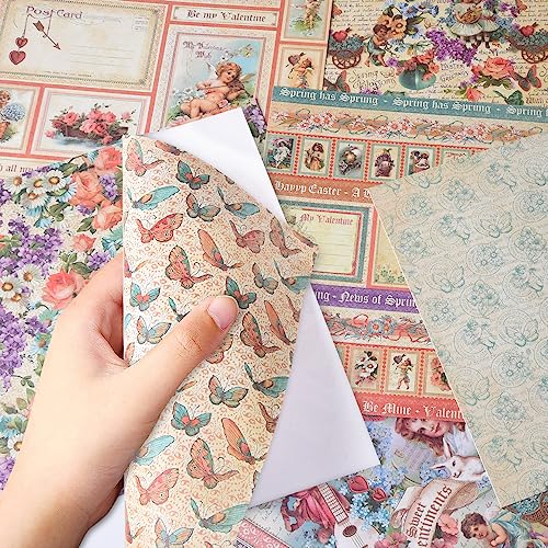 6x6" Cardstock Single Sided Scrapbooking,Craft Decorative Scrap Book Paper - color: 24sheets-angel