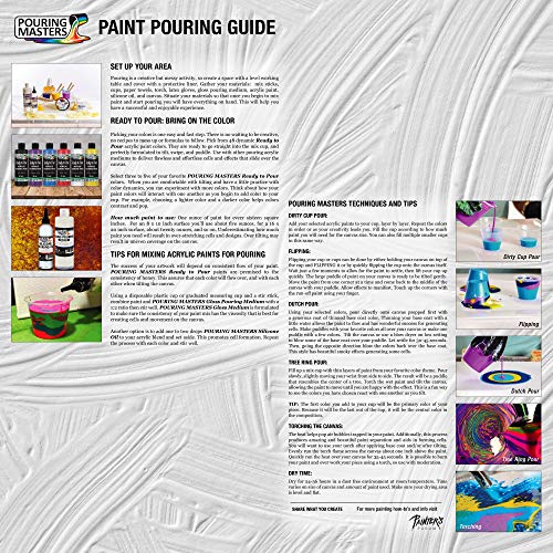 Pouring Masters 8 Color Ready-to-Pour Acrylic Pouring Paint Set - size: 8 Count (Pack of 1)