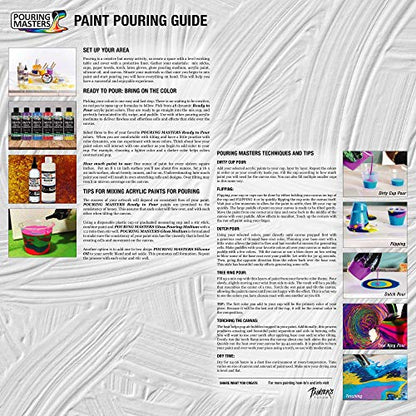 Pouring Masters 8 Color Ready-to-Pour Acrylic Pouring Paint Set - size: 8 Count (Pack of 1)