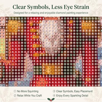 Christmas Diamond Art Kits for Adults, Holiday Nutcracker Diamond Painting - color: HS058-1