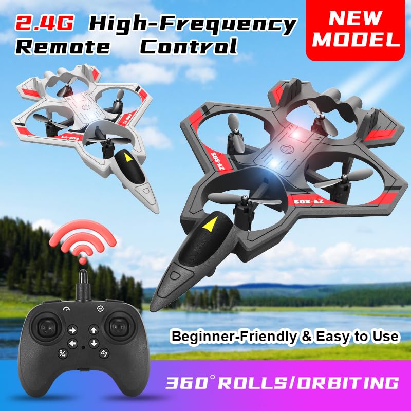 RC Plane, Plastic Remote Control Airplane for Hobbyists Beginners - color: Gray