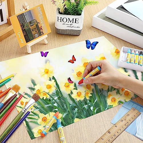 Spiareal 100 Sheets 12 x 18 Inch 100 Sheets Watercolor Paper Bulk 140 Lb - size: 12 x 18 Inch