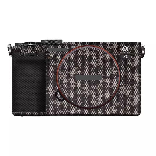 Camera Skin Wrap A7C2 Anti-Scratch Sticker Coat Vinly Protective Film Body Protector Decals Cover for Sony A7CR A7C II (Mamba Titanium) - color: Mamba Titanium