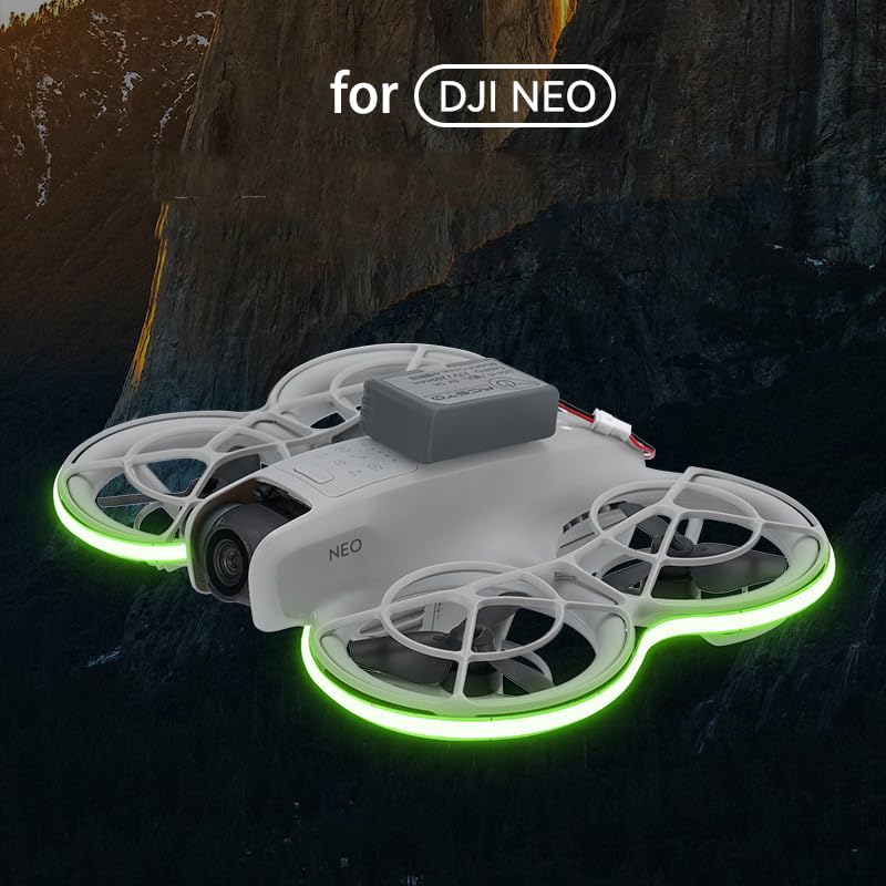 LED Light Strip For DJI Neo Night Flight Warning Light Strip Drone Accessories (Green) - color: Green