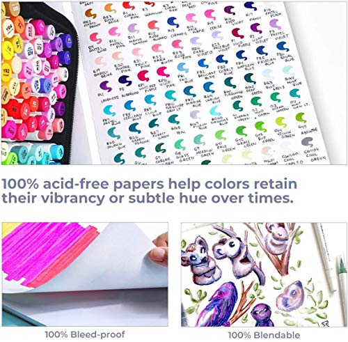 Ohuhu 7"x10" Marker Paper Pad Art Sketchbook for Drawing and Sketching - size: 7" x 10"