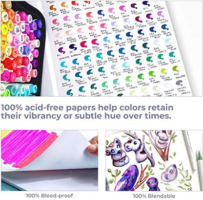 Ohuhu 7"x10" Marker Paper Pad Art Sketchbook for Drawing and Sketching - size: 7" x 10"