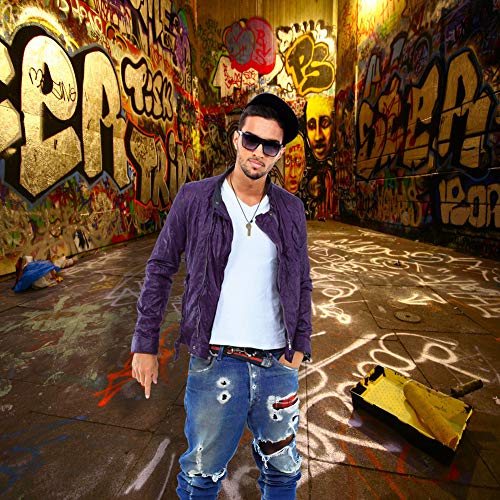 Graffiti Space 10X10FT Seamless Pictorial Cloth Customized Photography Backdrop Background Studio Prop TA25