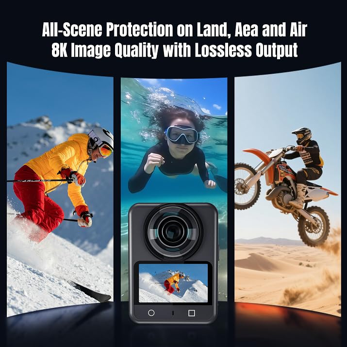 Lens Guard/Lens Protective Cover Compatible with DJI Osmo 360/Osmo 360 II, High-definition Anti-Scratch,Waterproof Dustproof (PC Material) - color: PC Material